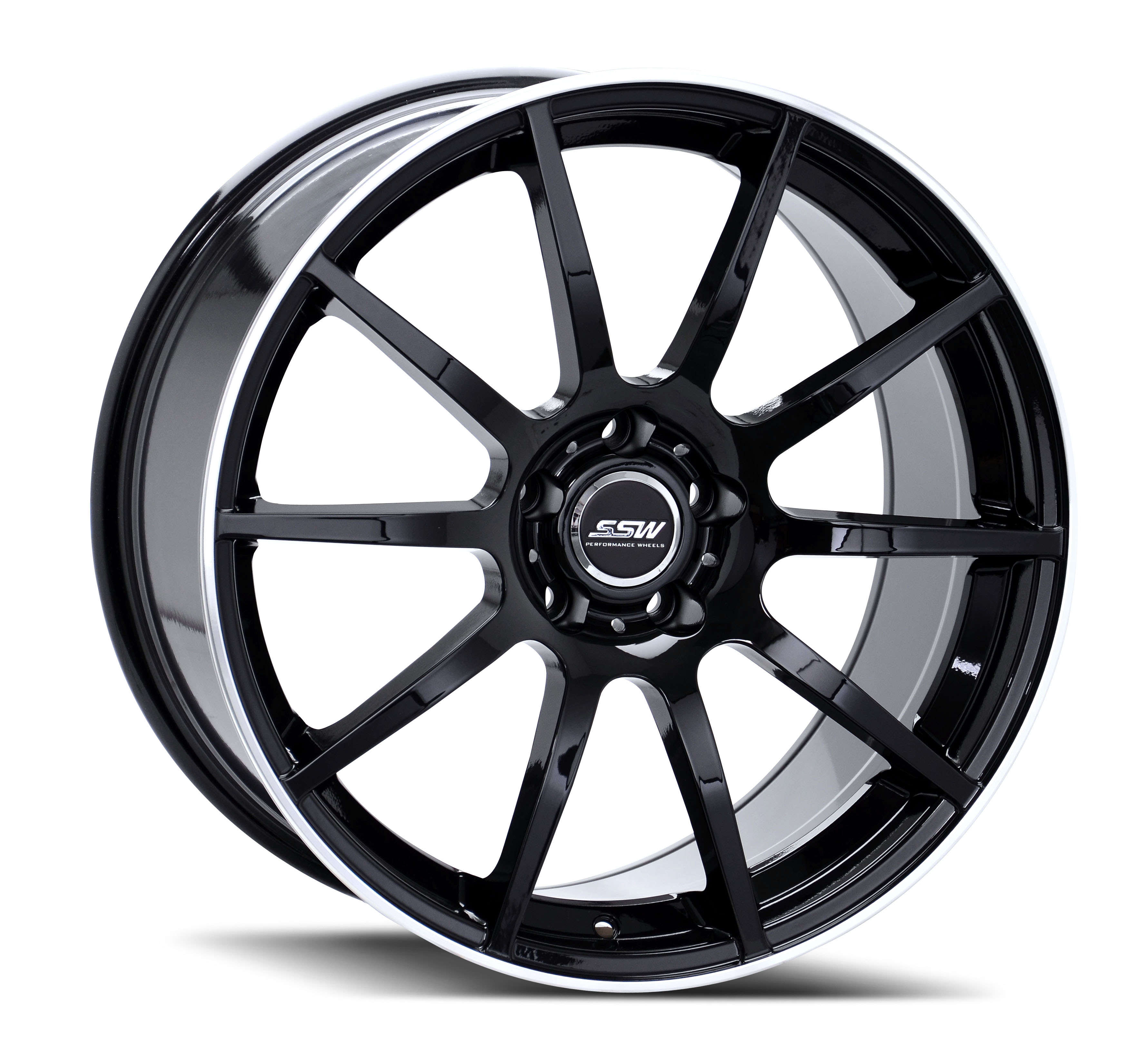 SSW S255 19X8.0 ET:33 5X114.3 67.1 BKMT (Made In Thailand)